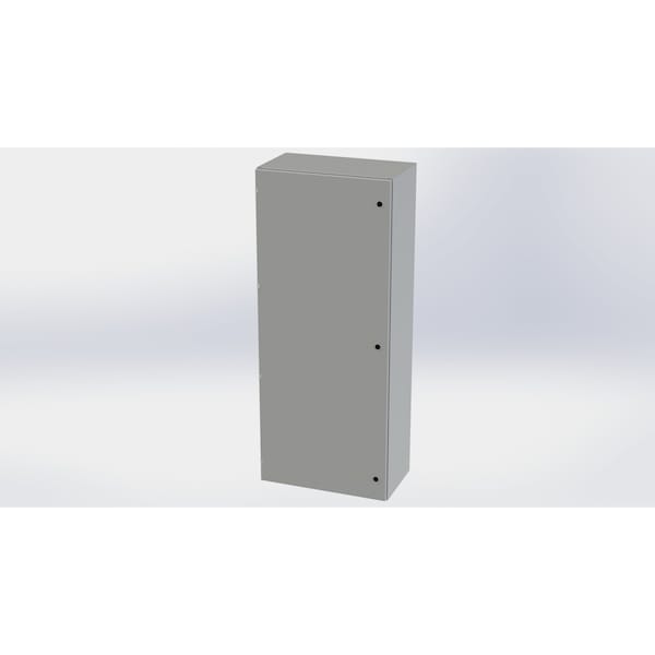 1/4 Turn Latch Electrical Enclosures, 72 in H, 16 in D, 30 in W, NEMA 3R, 4, 12, 13, Carbon Steel